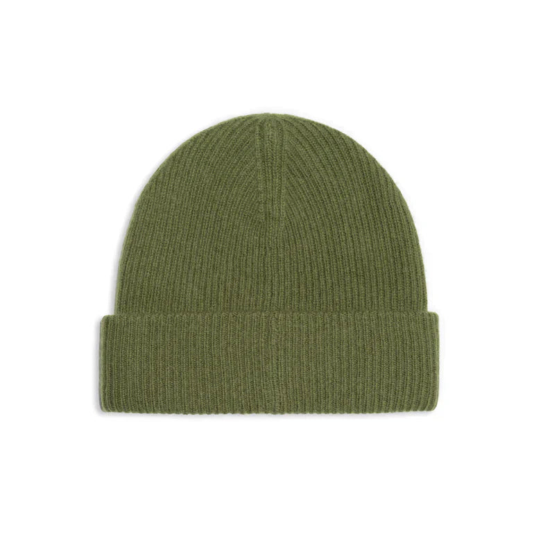 Cream Cashmere Wool Beanie