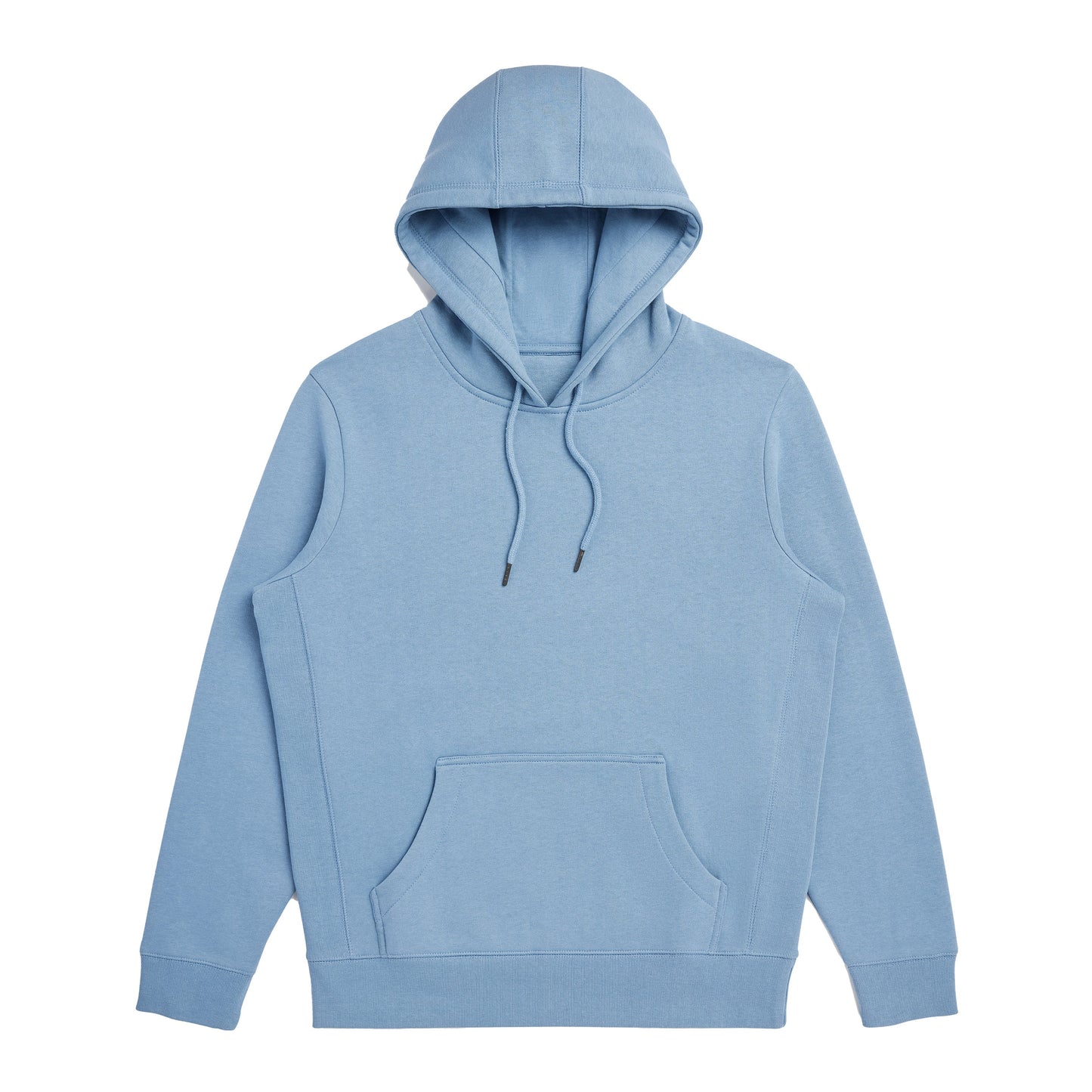 French Blue Organic Cotton Hooded Sweatshirt