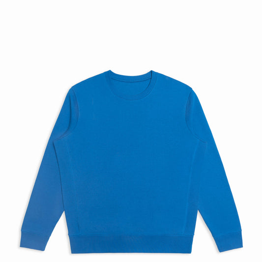 French Blue Organic Cotton Crewneck Sweatshirt