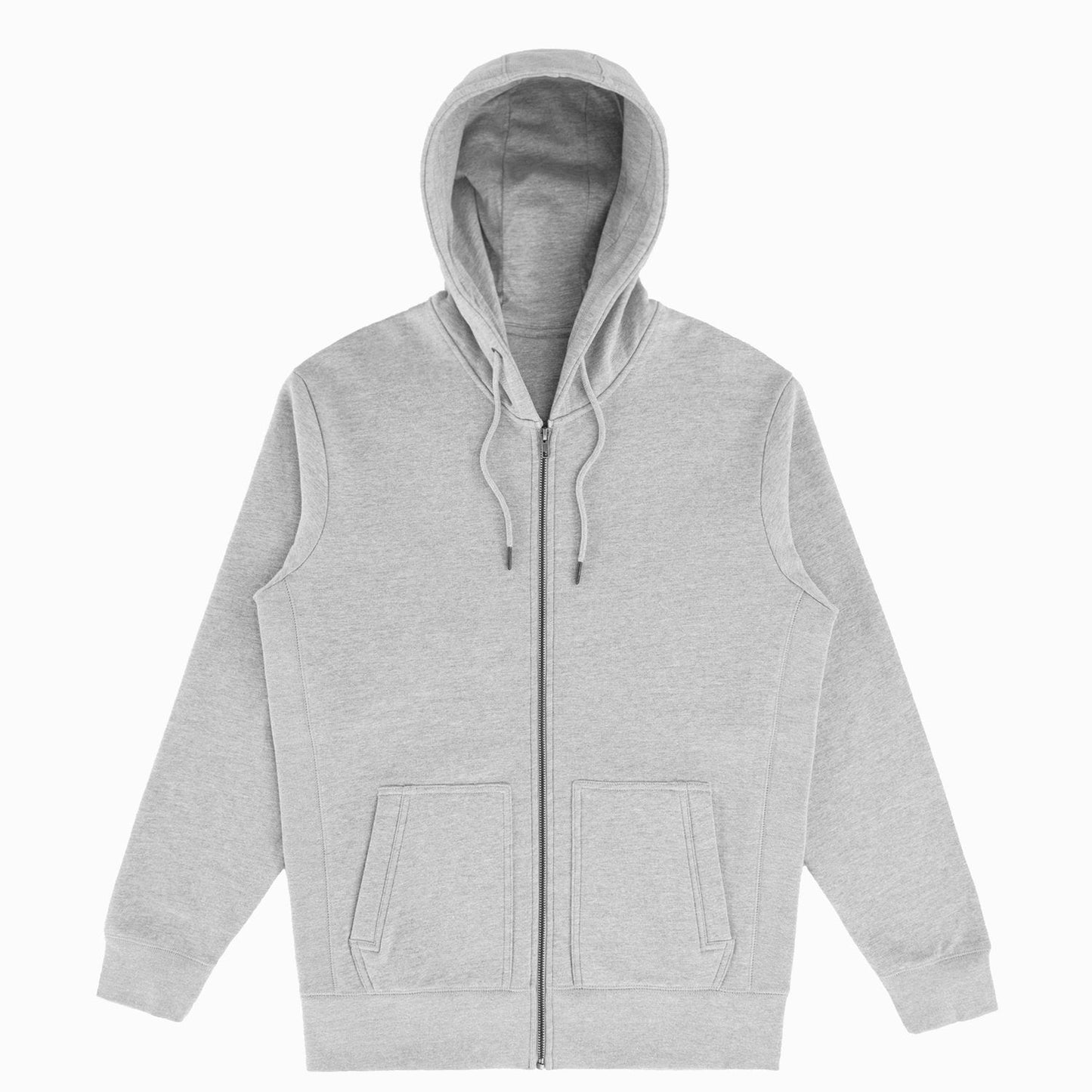 Slate Organic Cotton Zip-Up Sweatshirt