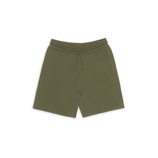 Miitary Olive Organic Cotton Sweatshorts