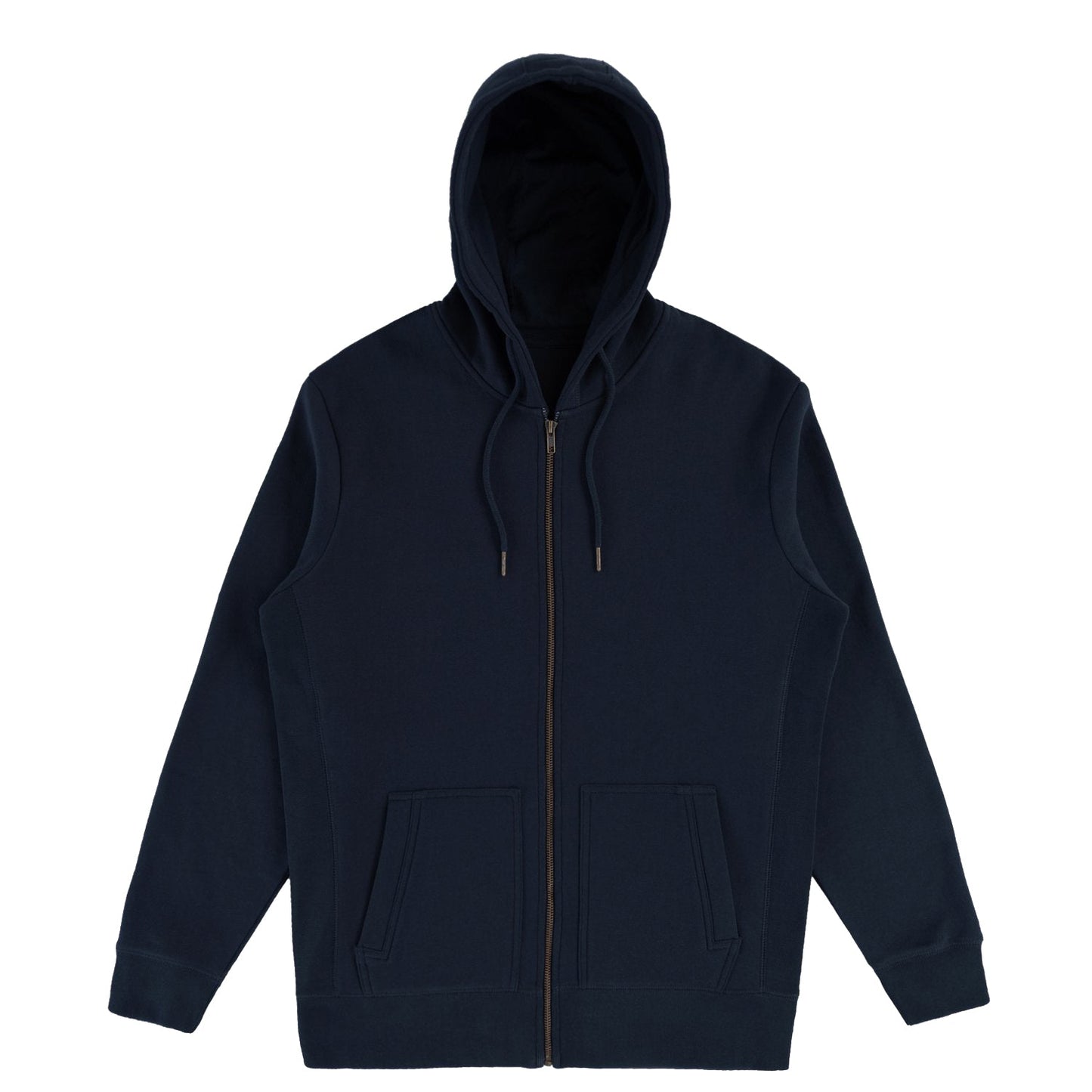 Slate Organic Cotton Zip-Up Sweatshirt