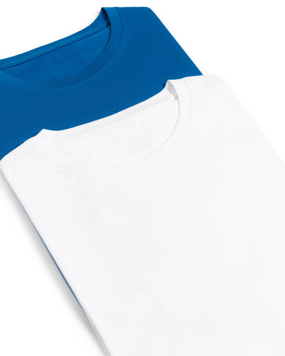 Cloudy Blue American Grown Supima® 100% Cotton 6oz T-Shirt