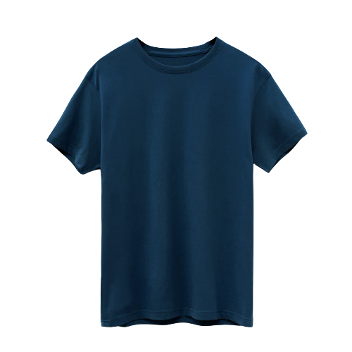 Cloudy Blue American Grown Supima® 100% Cotton 6oz T-Shirt